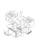 Freezer door parts