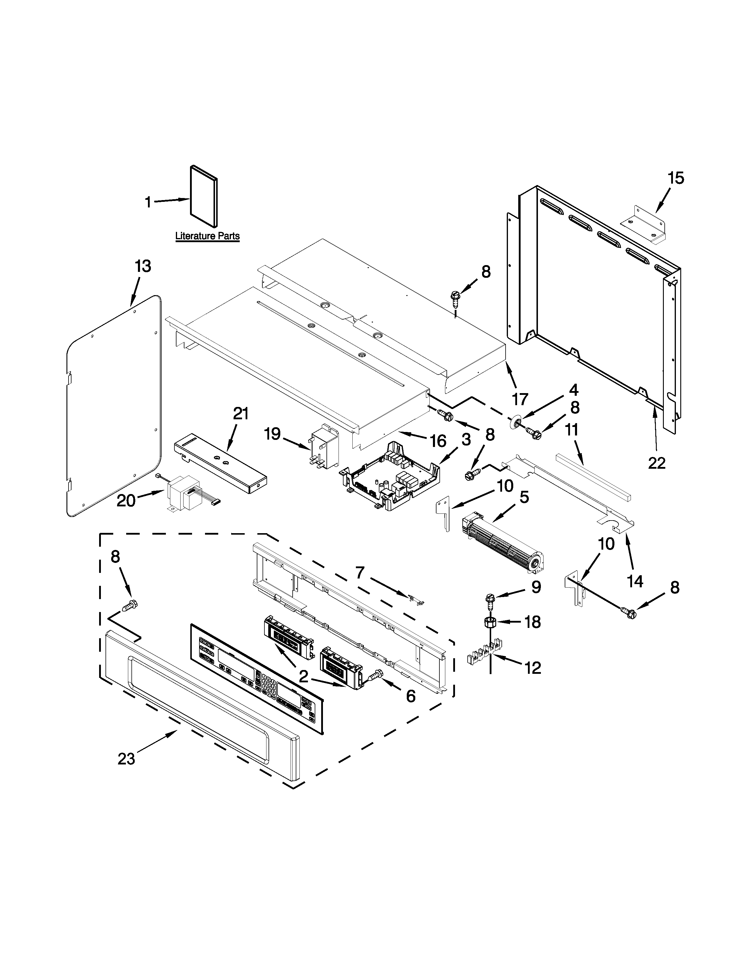 Control panel parts