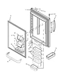 Refrigerator door parts