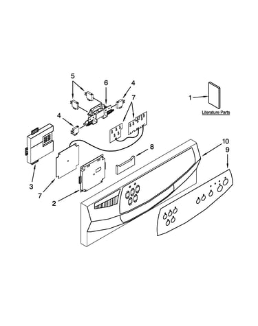 Control panel parts