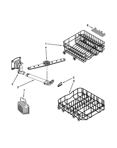 Dishrack parts