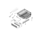Whirlpool WDT770PAYW0 lower rack parts diagram