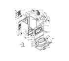 Whirlpool 4GWED4900YQ3 cabinet parts diagram