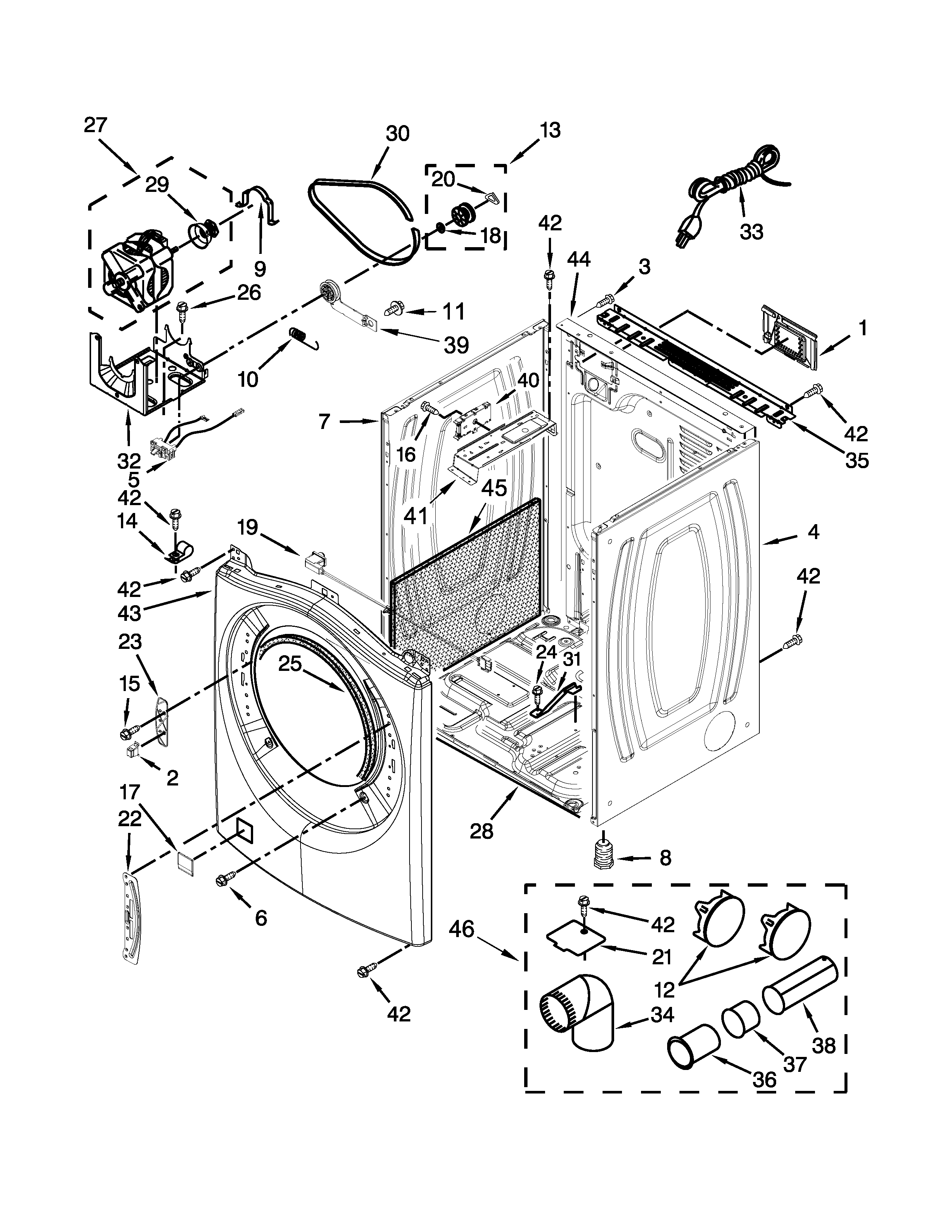 Cabinet parts