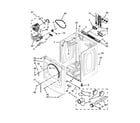 Maytag MED6000XW0 cabinet parts diagram
