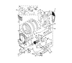 Maytag MED6000XG0 bulkhead parts diagram