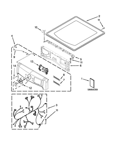 Top and console parts