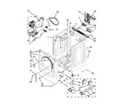 Maytag MED7000XW0 cabinet parts diagram