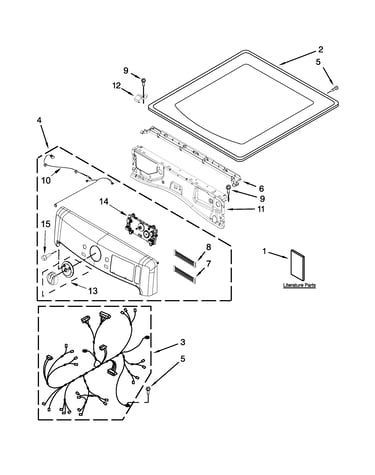 Top and console parts