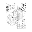 Maytag YMED6000XW0 cabinet parts diagram