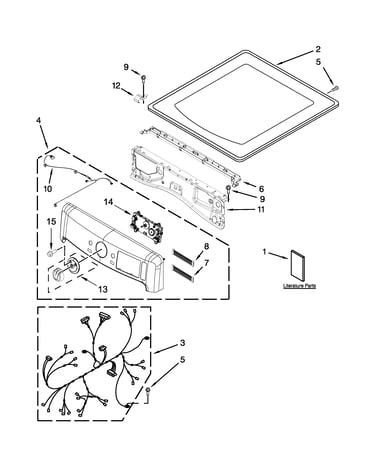 Top and console parts