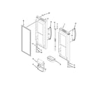 Maytag MFF2258DEM00 refrigerator door parts diagram