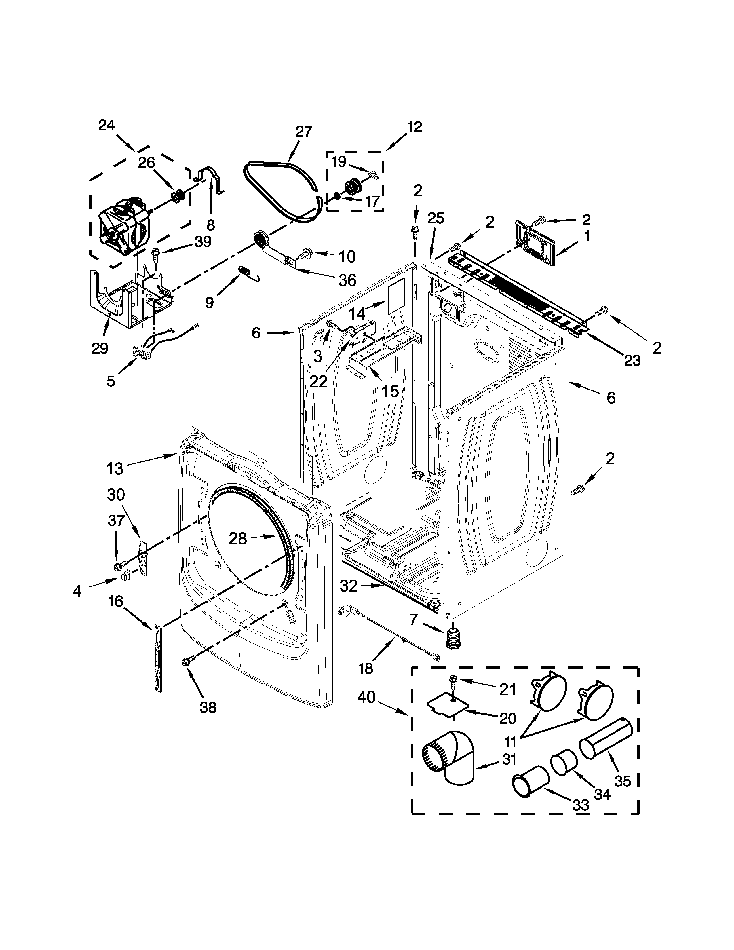 Cabinet parts