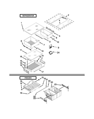 Shelf parts