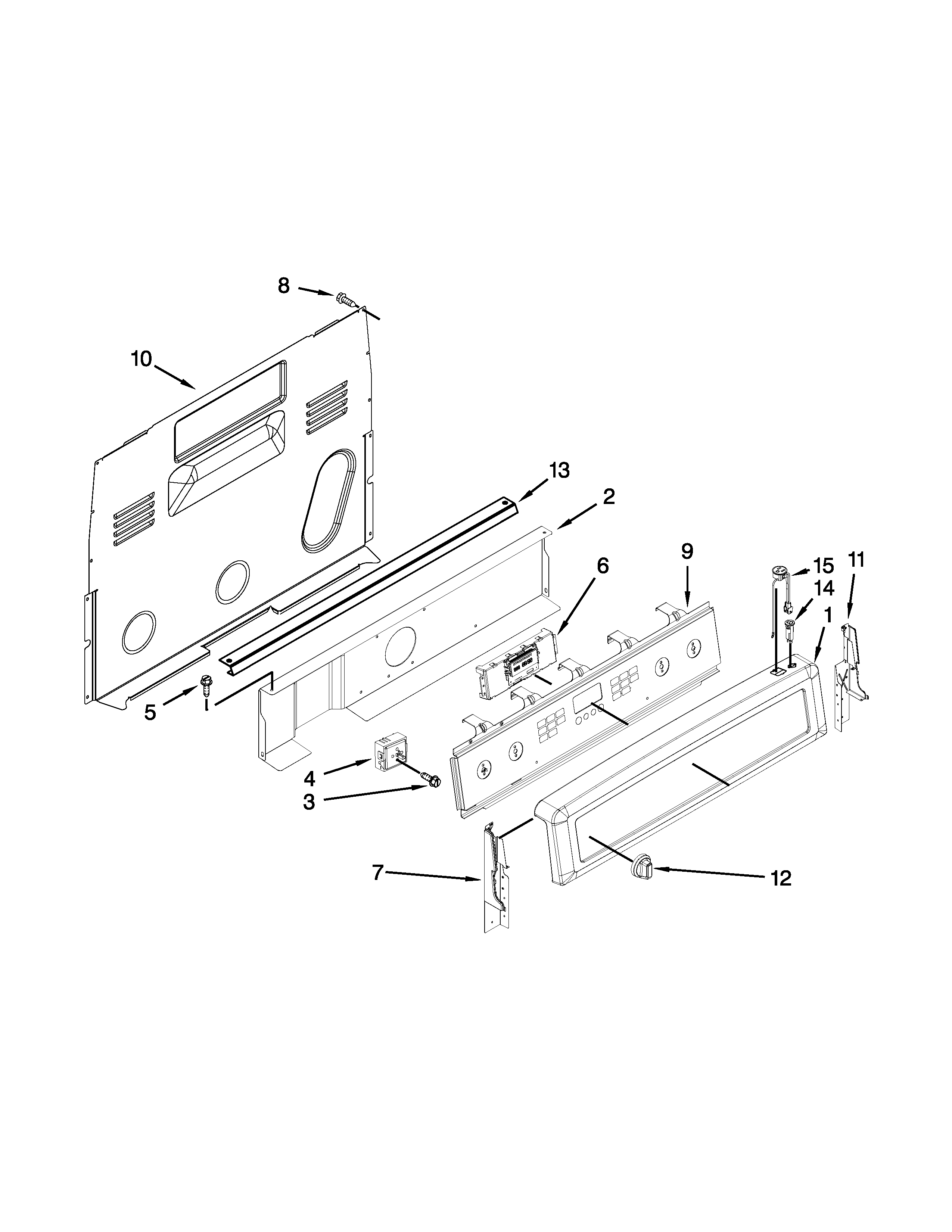 Control panel parts
