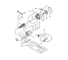 KitchenAid KSM120BLQCB0 motor and control unit parts diagram