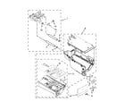 Whirlpool WFW95HEDC0 dispenser parts diagram