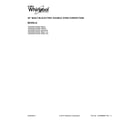 Whirlpool WOD93EC0AS02 cover sheet diagram