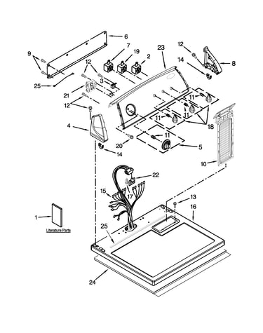 Top and console parts