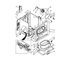 Whirlpool 7MWGD1730YW4 cabinet parts diagram