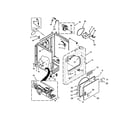 Whirlpool WGD4890BQ0 cabinet parts diagram
