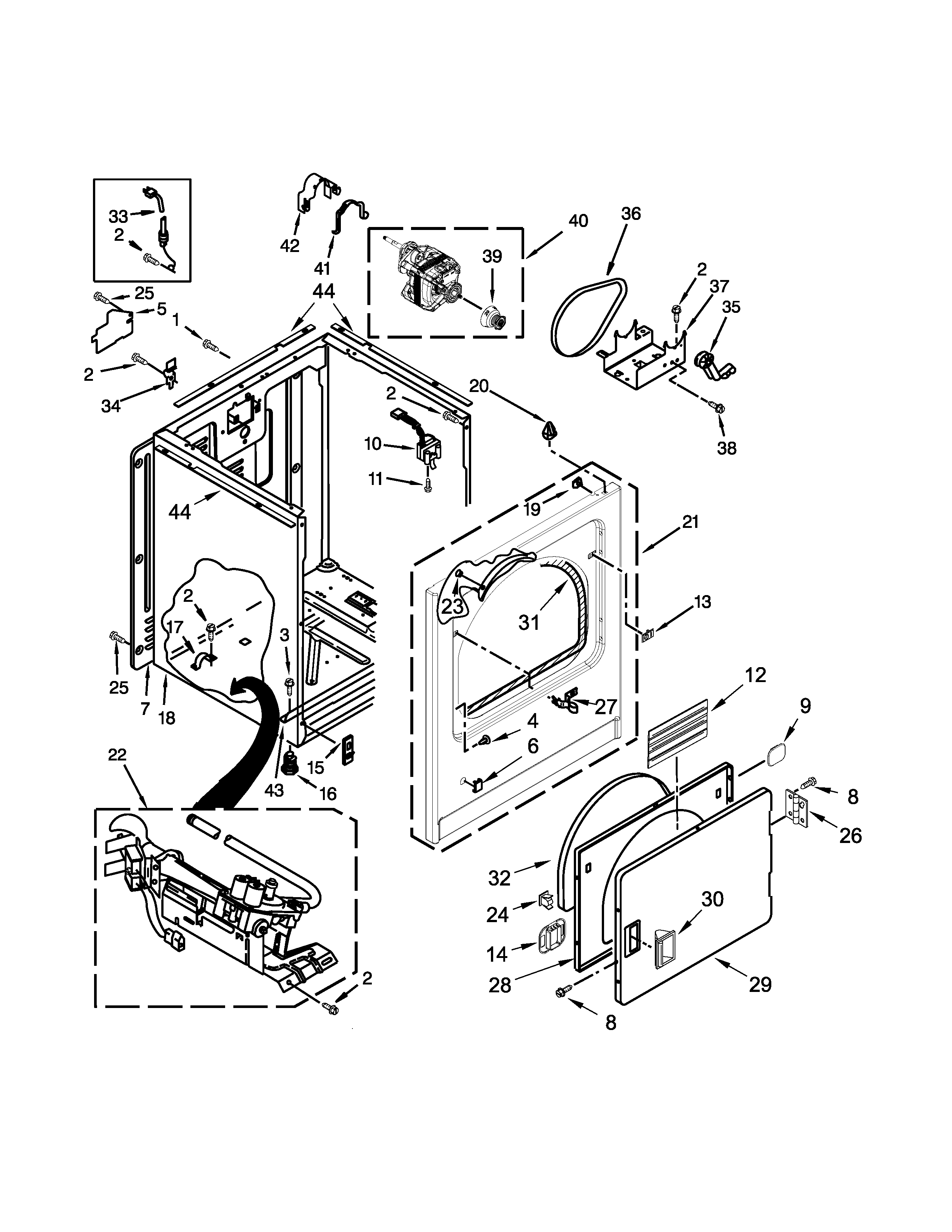 Cabinet parts