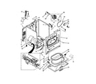 Whirlpool 7MWGD1705YM4 cabinet parts diagram