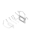 Microwave door parts