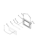Microwave door parts