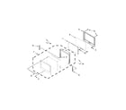 Maytag MEW9530AB02 oven door parts diagram