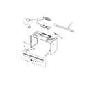 Maytag MMV4206BB1 cabinet and installation parts diagram