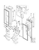 Refrigerator door parts