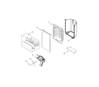 Whirlpool WRF736SDAW10 dispenser front parts diagram