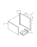 Freezer door parts