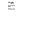 Whirlpool WFW97HEDC0 cover sheet diagram