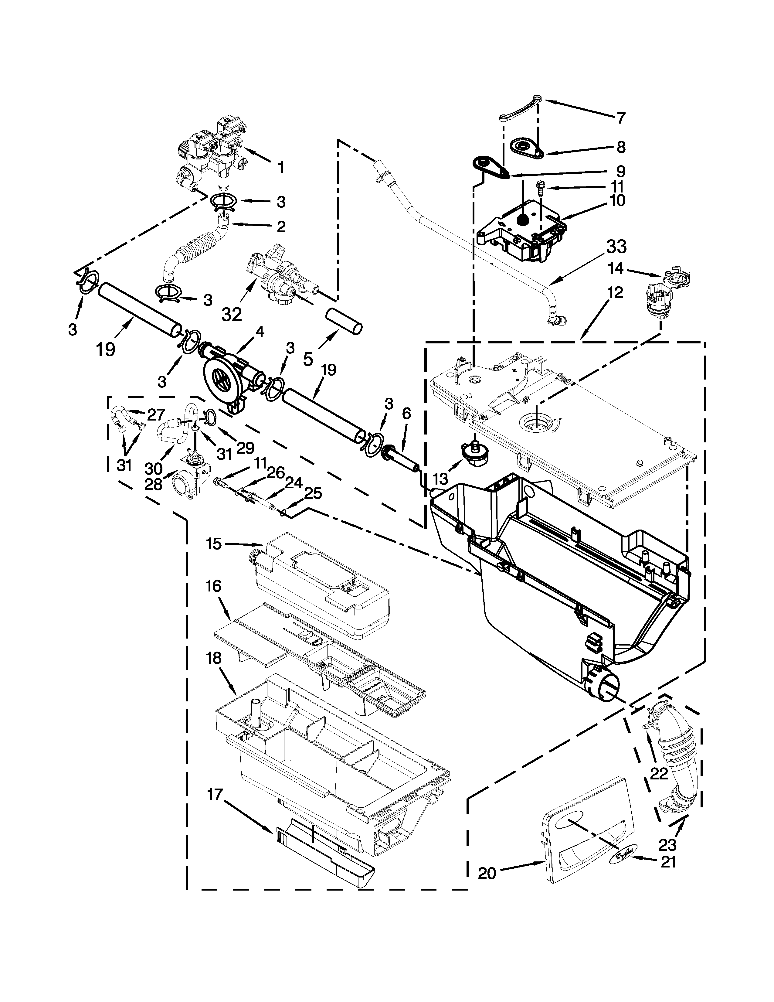 DISPENSER PARTS