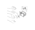 Whirlpool WOS92EC7AS02 internal oven parts diagram