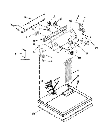Top and console parts