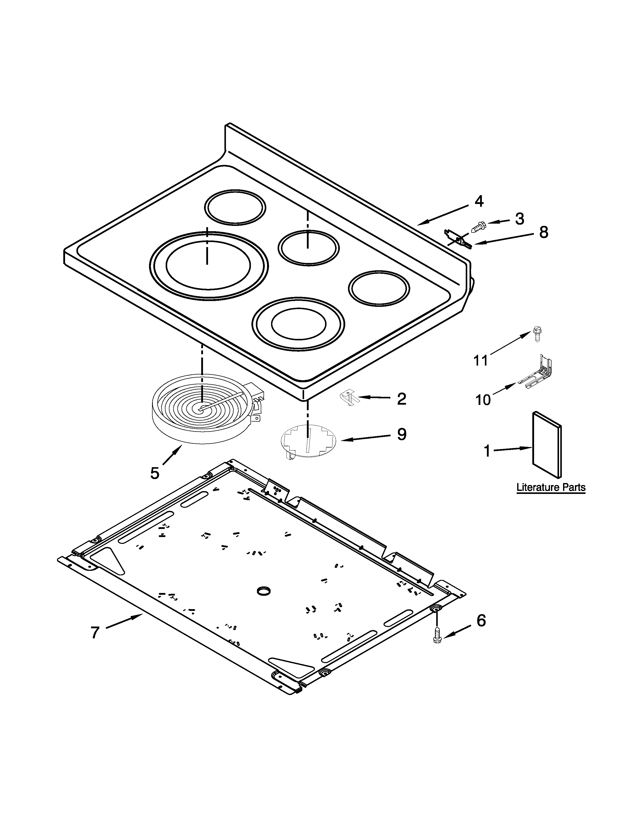 COOKTOP PARTS