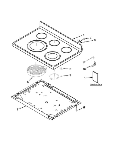 Cooktop parts