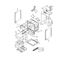 Whirlpool YWFE710H0BW1 chassis parts diagram
