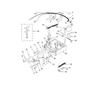 Maytag MLG25PRAWW0 control panel and separator parts diagram