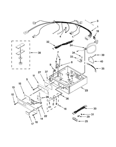 Control panel and separator parts