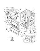 Lower cabinet and front panel parts