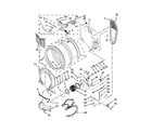 Amana NGD5800DW0 bulkhead parts diagram
