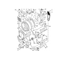 Maytag MED5100DC0 bulkhead parts diagram