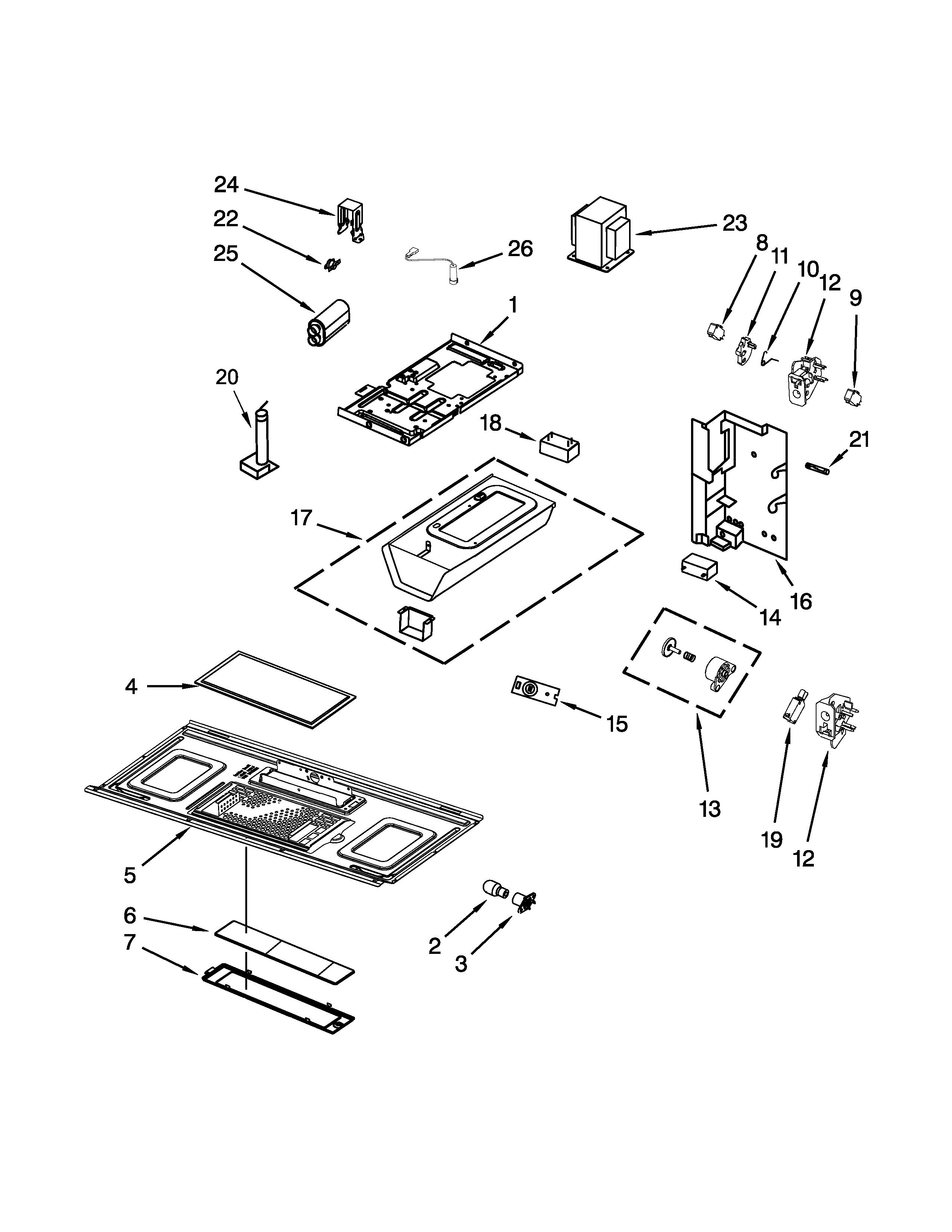 INTERIOR AND VENTILATION PARTS