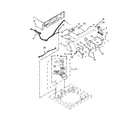 Maytag MVWC200BW1 controls and water inlet parts diagram