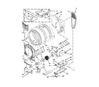 Amana YNED5800DW0 bulkhead parts diagram