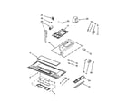 Whirlpool WMH31017AW1 interior and ventilation parts diagram